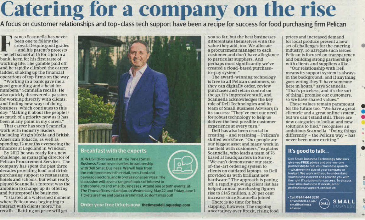pelican article in the times