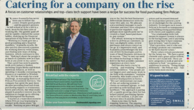 pelican article in the times