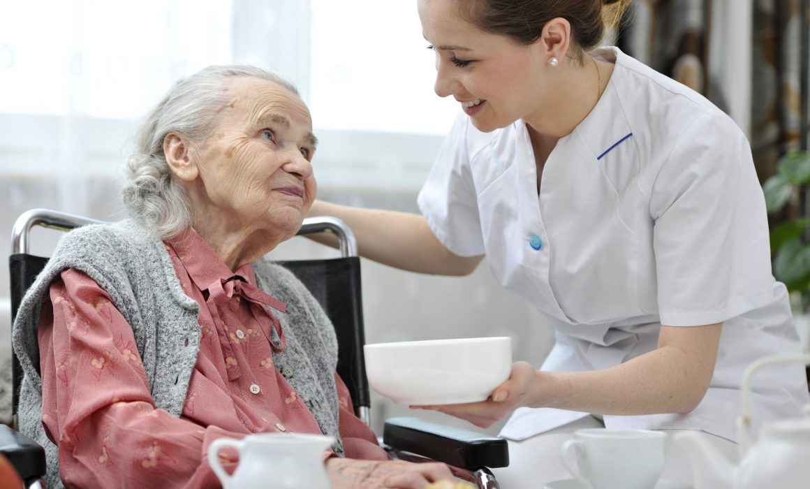 Meal times at Care homes