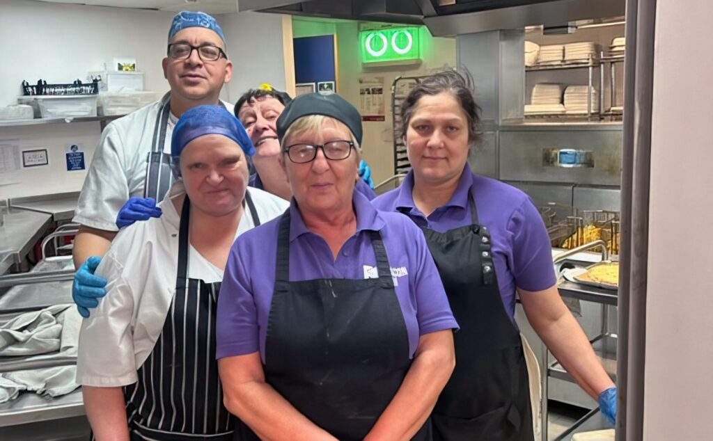 the Beacon High School catering team