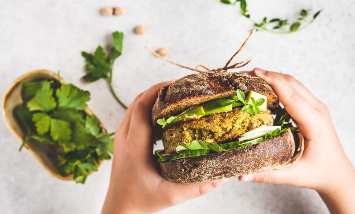 Plant-based burger
