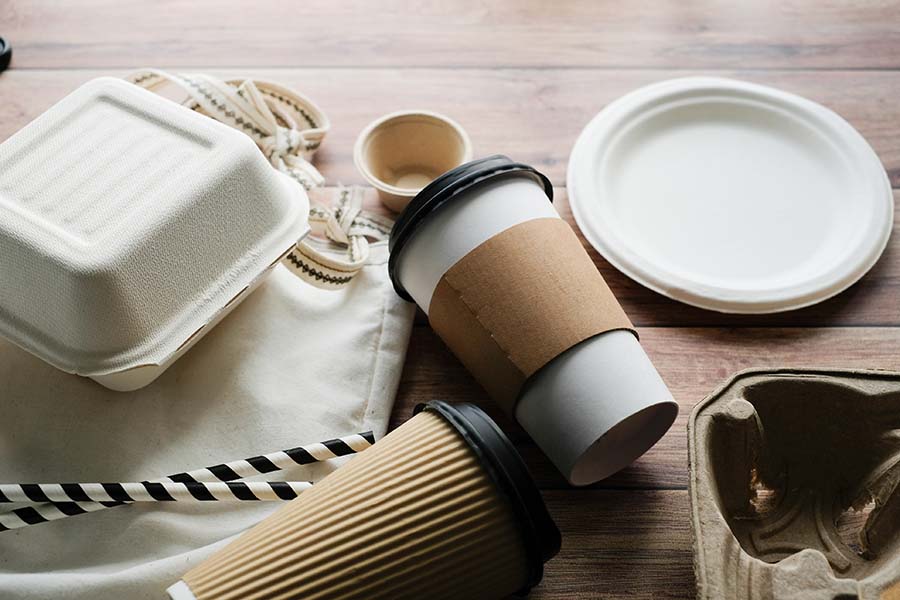 Eco friendly fast food and drink