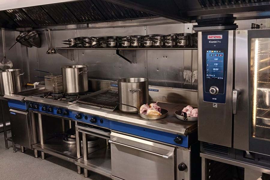 commercial kitchen